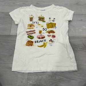 Crewcuts White Brunch Graphic Kids Tee